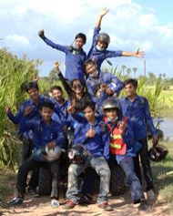 Cambodia Quad Bike team